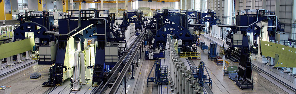 A380 machine beds were over 172m long, and were set straight and level by Electroimpact who designed these machines.